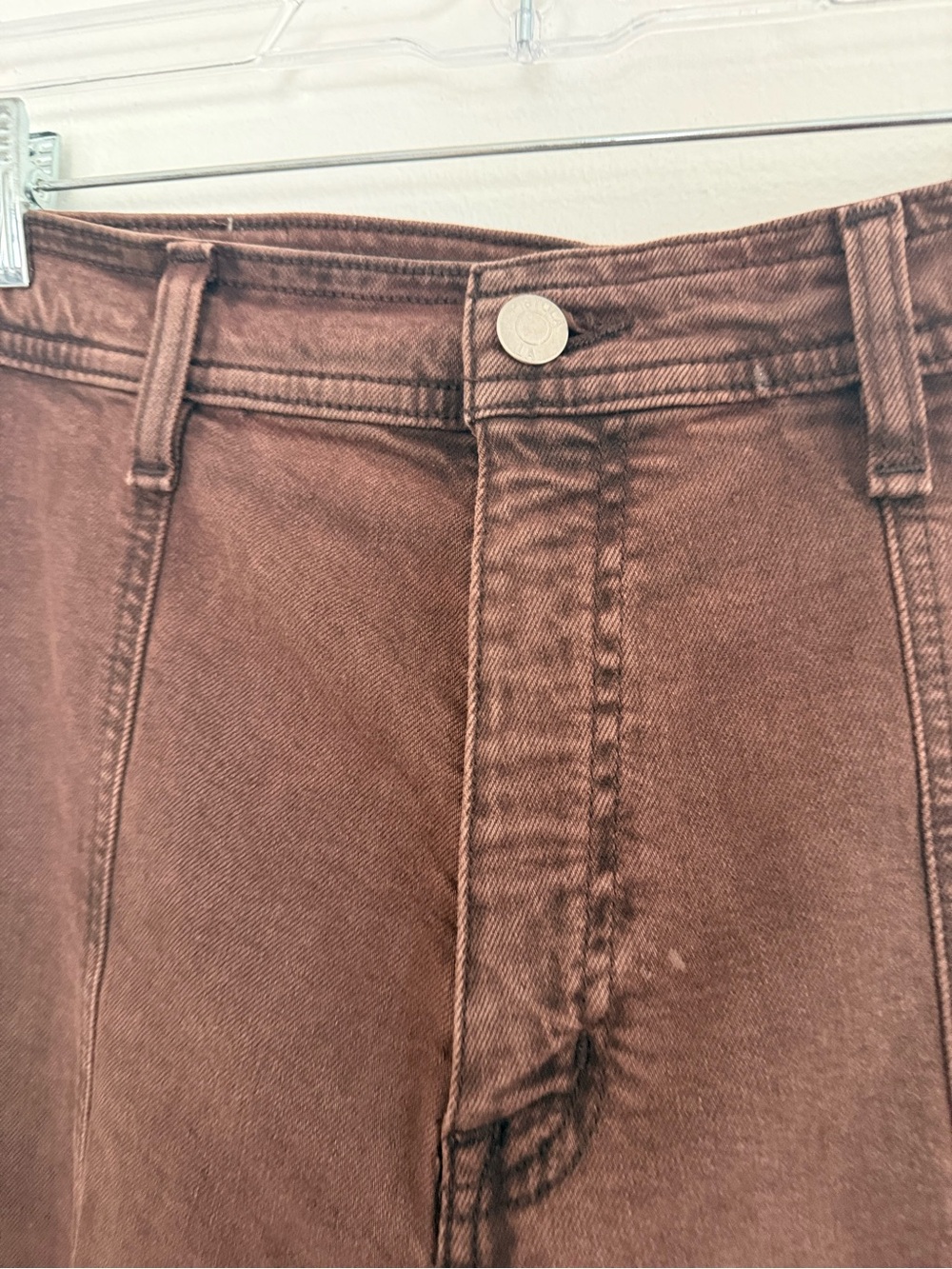 pistola Brown High-Rise Wide-Leg Jeans - Picture 7 of 8